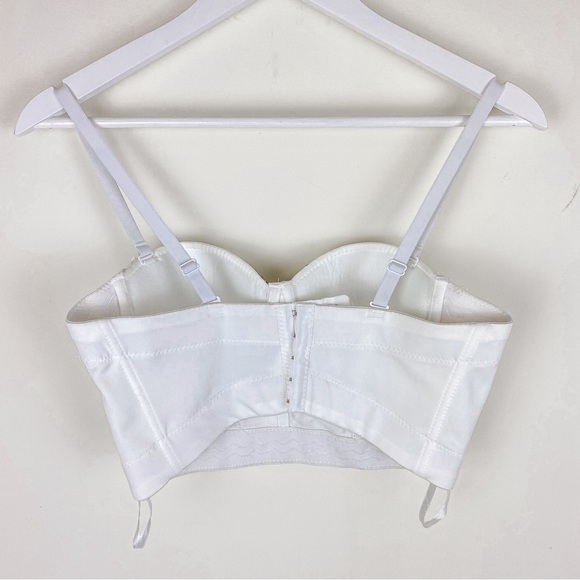 Bustier Jewel and Pearl Lace Top - Picture 4 of 5